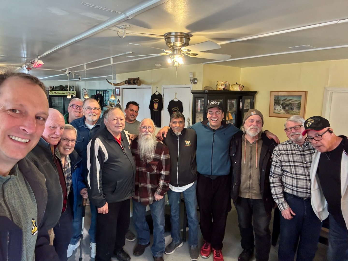 Shepherd of the Hills, 24300 Bear Valley Rd, Tehachapi, CA, 93561 Men at Breakfast